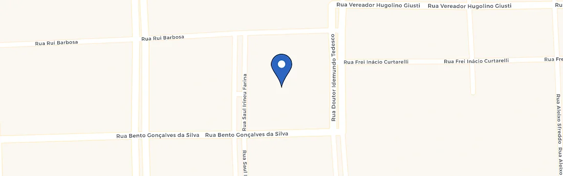 Mapa da estação Hospital Comunitário São Peregrino Laziozzi
