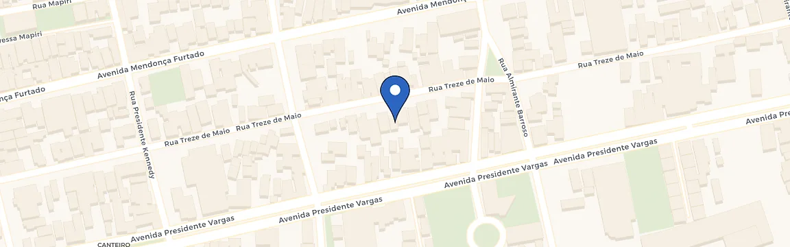 Mapa da estação Tiago Ferreira