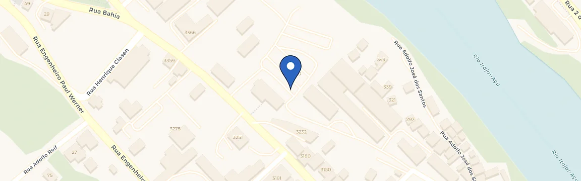 Mapa da estação Campus 2 Da Furb