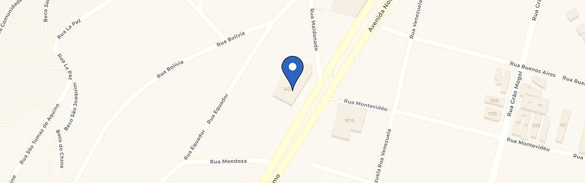 Mapa da estação Supermercado Verdemar