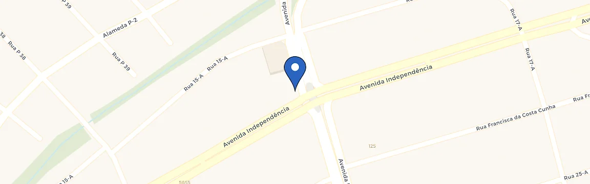 Mapa da estação Nacional Energia Solar