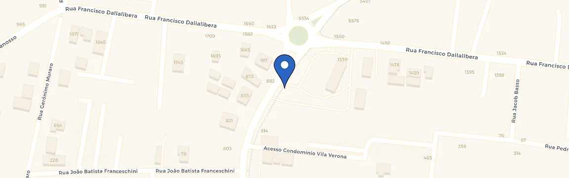 Mapa da estação Vila Dos Ventos