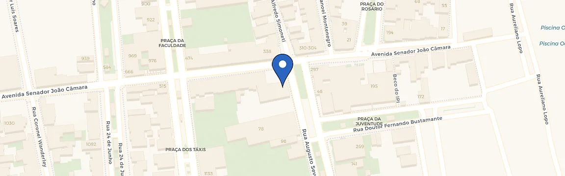Mapa da estação Hotel São Geraldo