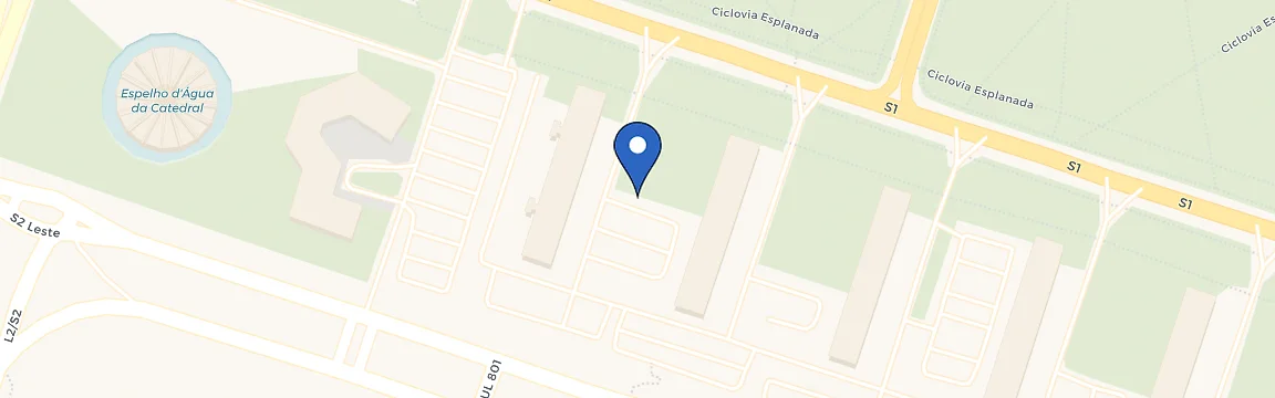 Mapa da estação Ministério Do Desenvolvimento Social