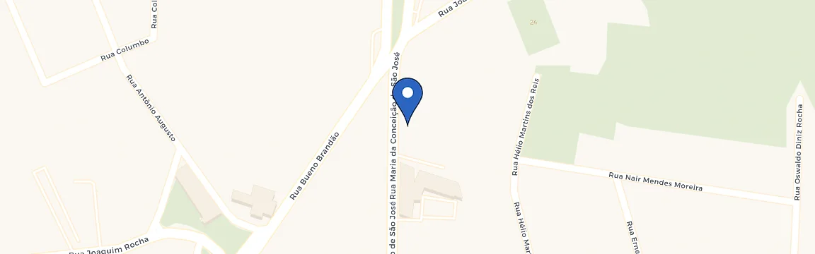 Mapa da estação Contagem Centro Hotel
