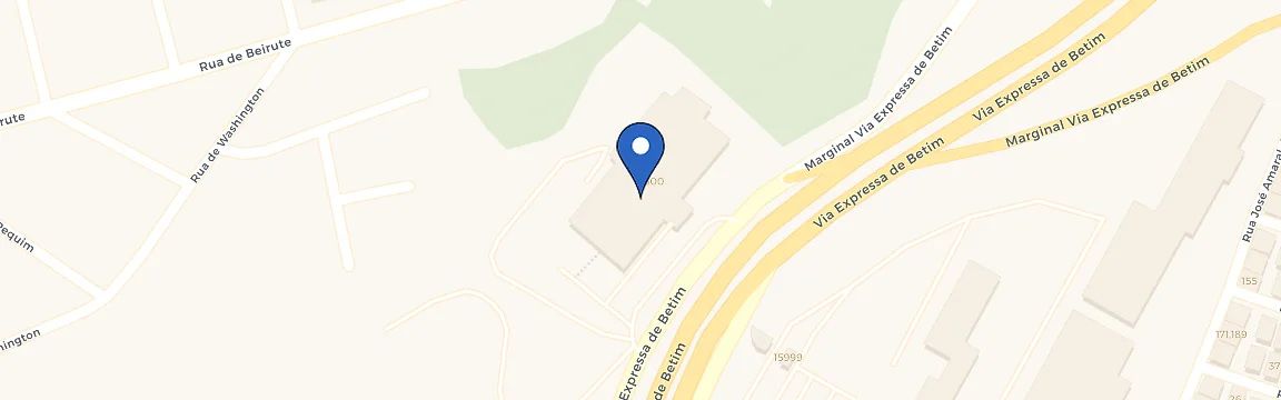 Mapa da estação Hospital MaterDei Betim