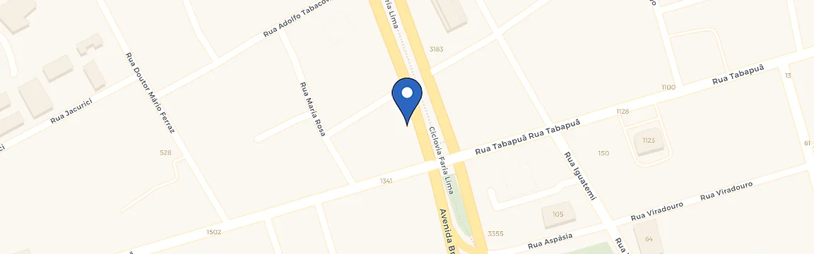 Mapa da estação Audi Center | Faria Lima
