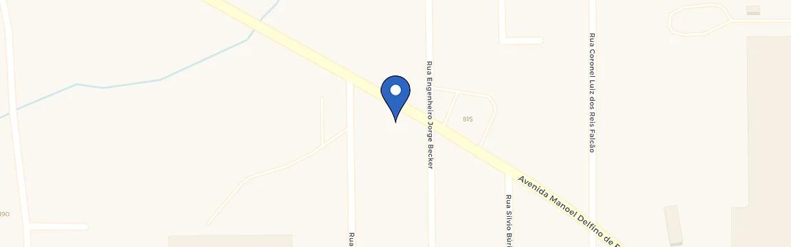 Mapa da estação Master Clean - Detalhamento Automotivo