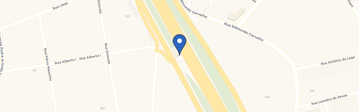 Mapa da estação Posto Policia Militar Rodoviária
