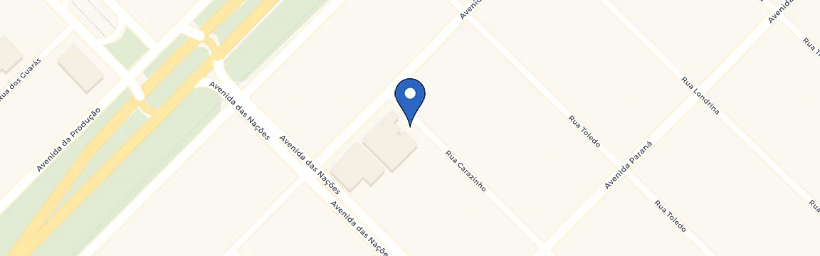 Mapa da estação Hotel Mandino