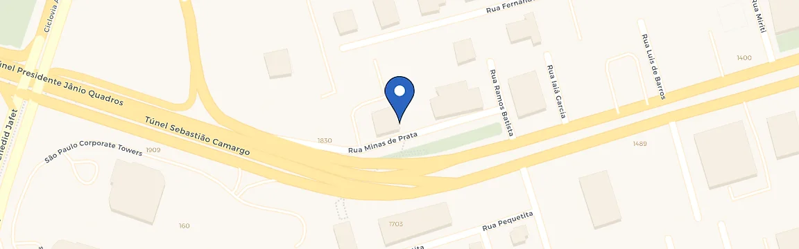 Mapa da estação Zletric Edifício Comercial Spazio Jk