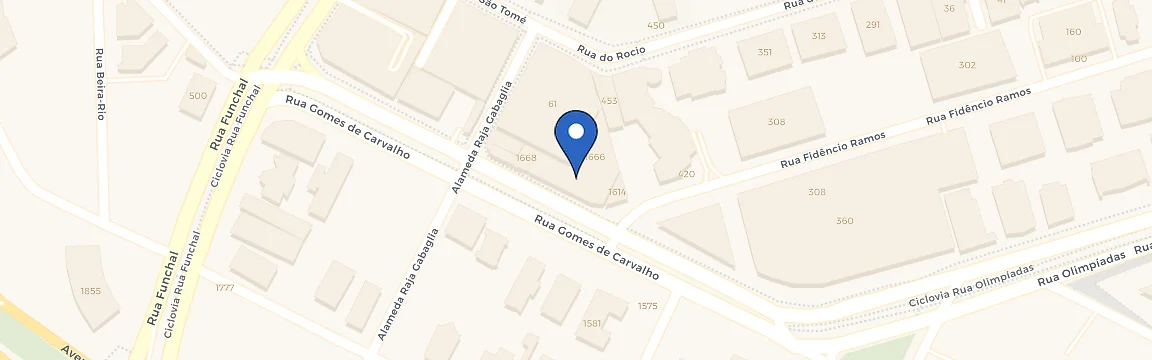 Mapa da estação Zletric - Boulevard Sul