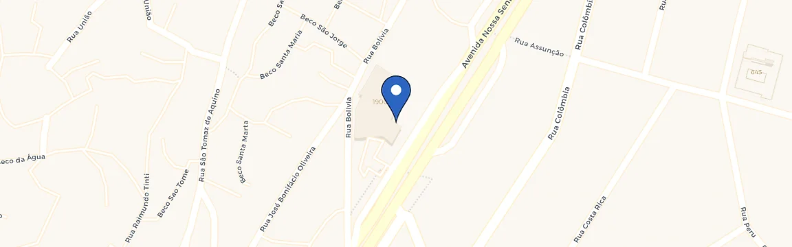 Mapa da estação Verdemar Supermercado