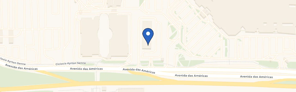 Mapa da estação Centro Profissional Barra Shopping