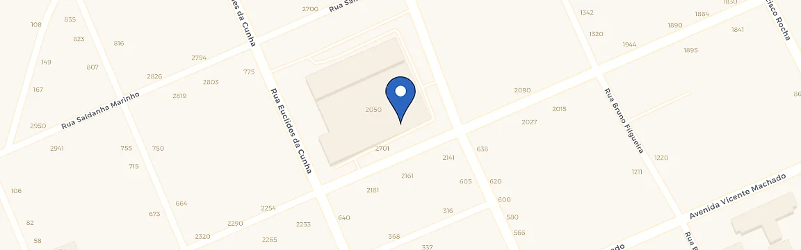 Mapa da estação Angeloni Bigorrilho