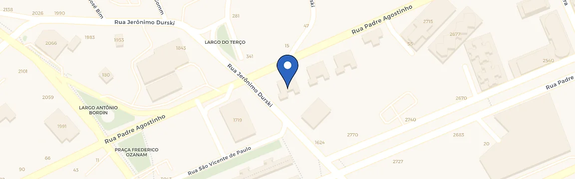 Mapa da estação Angeloni Champagnat