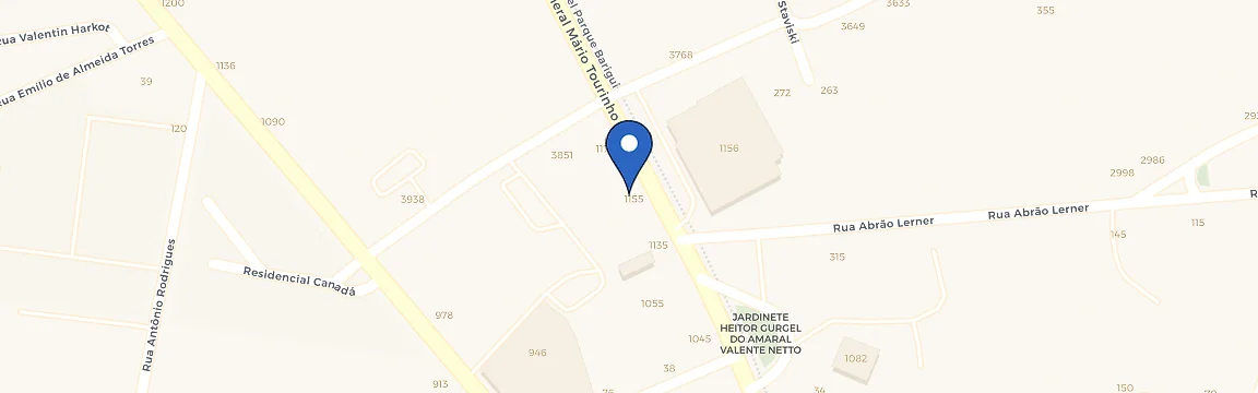 Mapa da estação BYD - Mário Tourinho