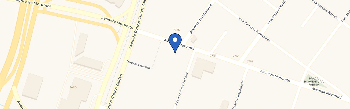 Mapa da estação Caoa Chery