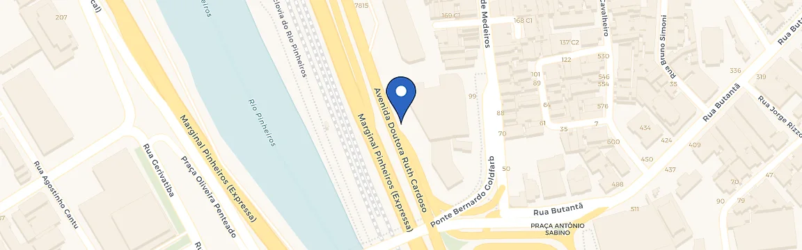 Mapa da estação Caltabiano