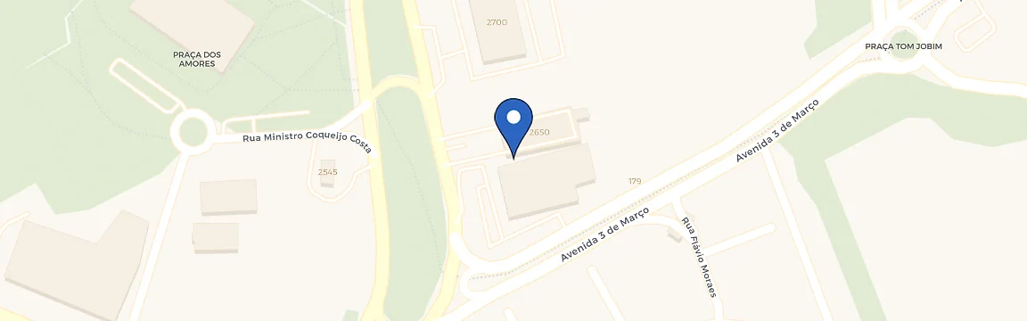 Mapa da estação Pāo De Açúcar