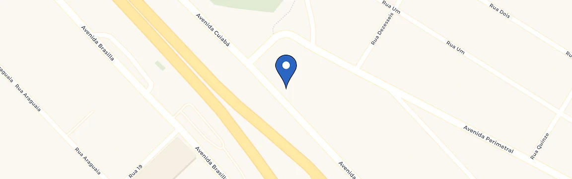 Mapa da estação World Gym - Canaã