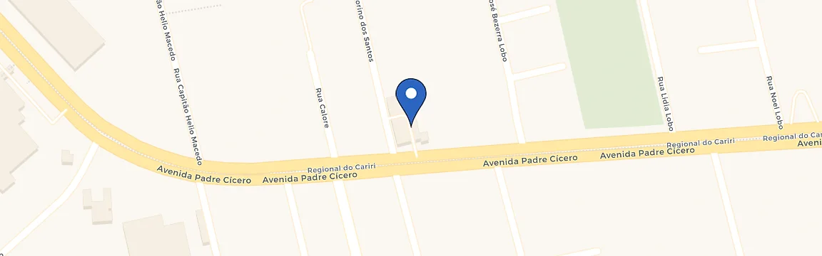 Mapa da estação Autoposto Casarão Crato