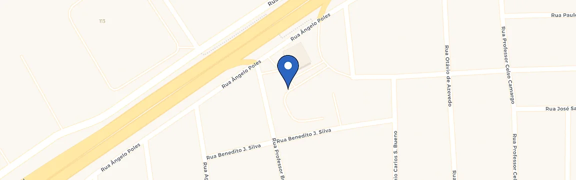 Mapa da estação Posto Trevo