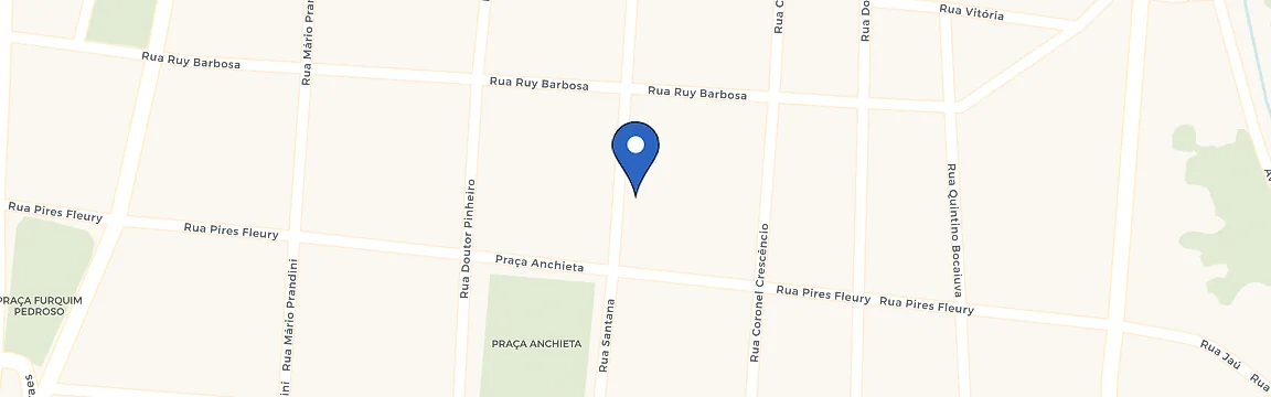 Mapa da estação Anchieta Estacionamento