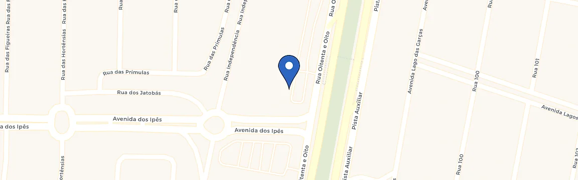 Mapa da estação Portal Sul Shopping