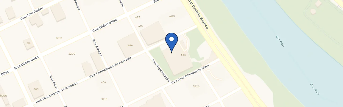 Mapa da estação Hotel Blue Tree Teresina