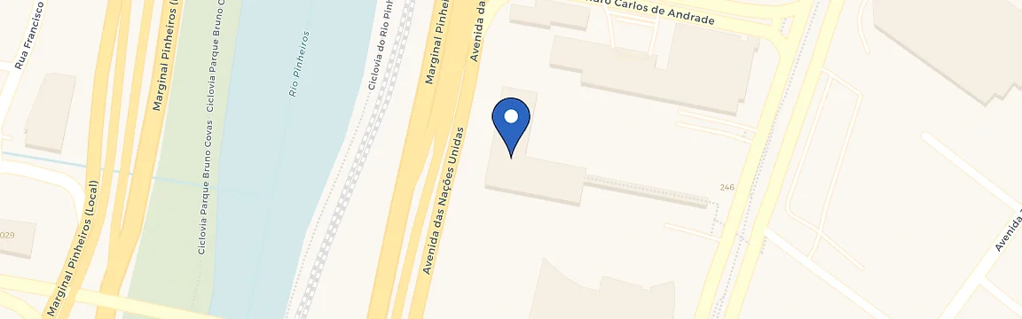 Mapa da estação Represa Empreendimentos Imobiliários LTDA