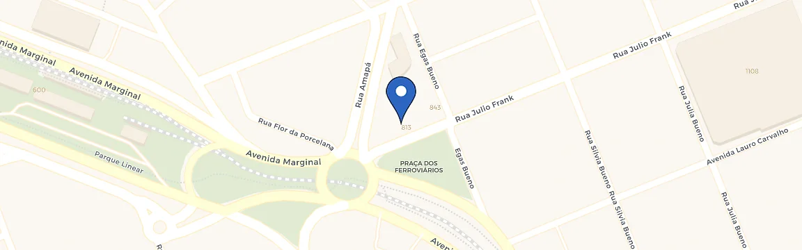 Mapa da estação Mingui & Aliche Pizza Pasta Chopp - Jaguariúna - Tomadas Para O Futuro