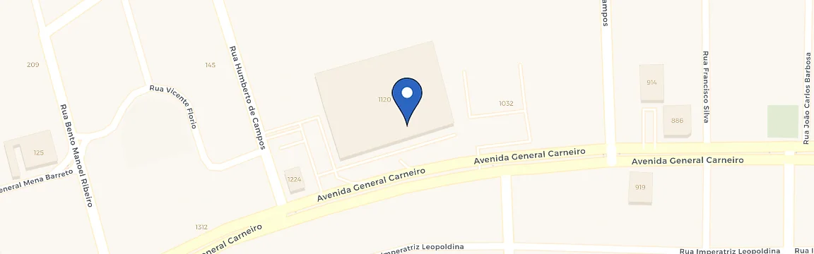 Mapa da estação Tauste General Carneiro
