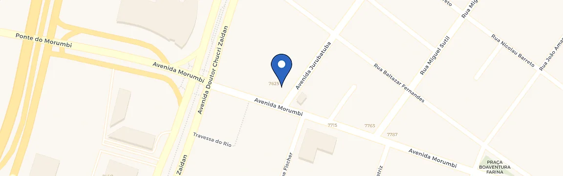 Mapa da estação Jeep Dealer Bexp Brooklin