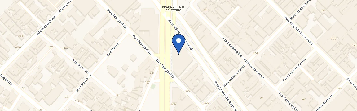 Mapa da estação Jeep McLarty Maia Barra Funda