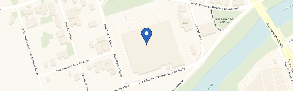 Mapa da estação Mateus Hiper Casa Forte