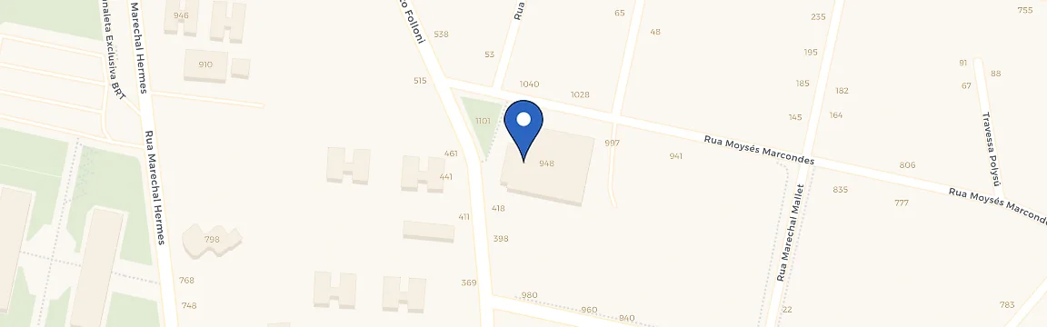 Mapa da estação Super Muffato Alberto Folloni