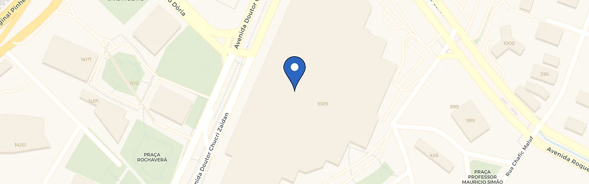 Mapa da estação Morumbi Shopping
