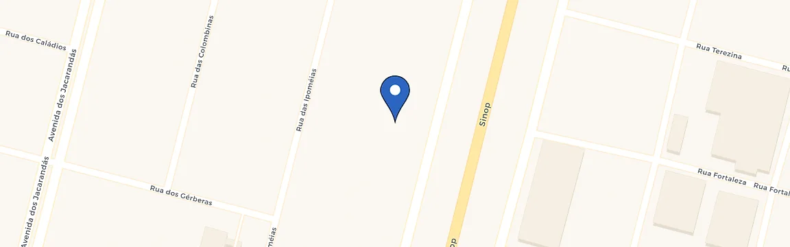 Mapa da estação Concessionária Nissan