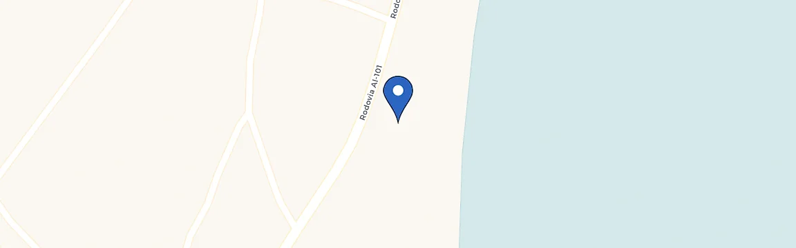 Mapa da estação Casa Tino Japaratinga