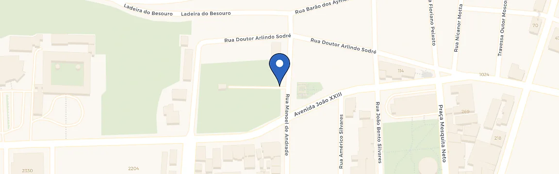 Mapa da estação São Mateus