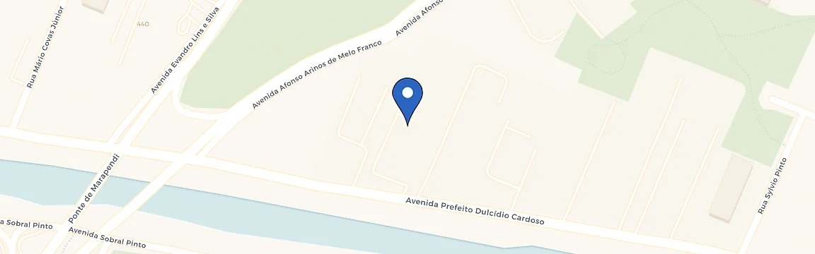 Mapa da estação Edifício Barra Marina
