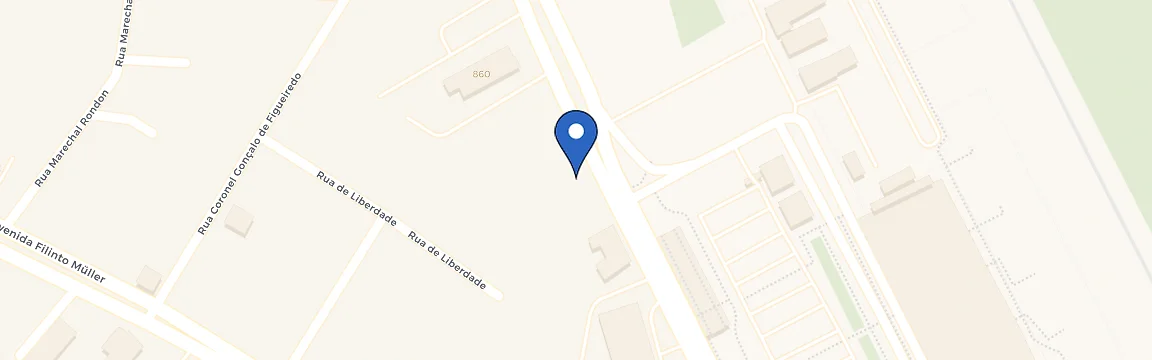 Mapa da estação Hotel Tainá