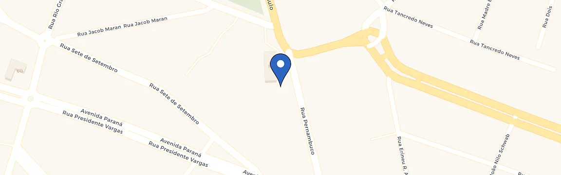 Mapa da estação Hotel Franco