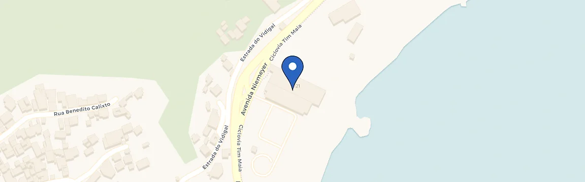 Mapa da estação Recar Sheraton Rio