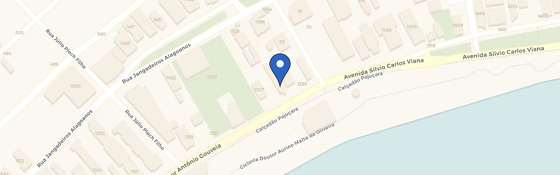Mapa da estação Power2Go - Coqueiros Express Hotel Ltda