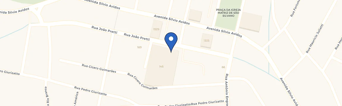 Mapa da estação CVC Chevrolet