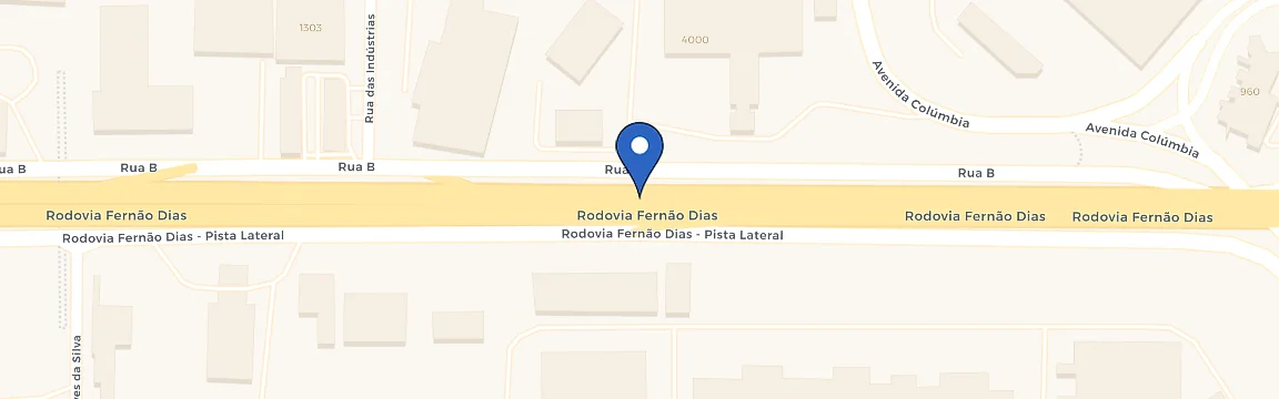 Mapa da estação Bourbon Atibaia