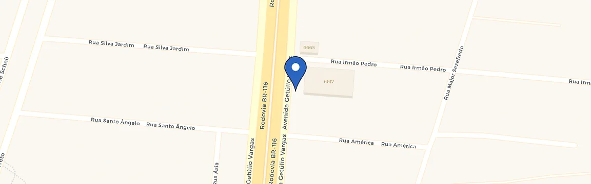 Mapa da estação IESA BYD CANOAS