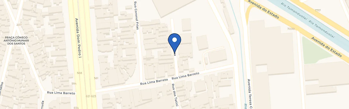Mapa da estação Corá